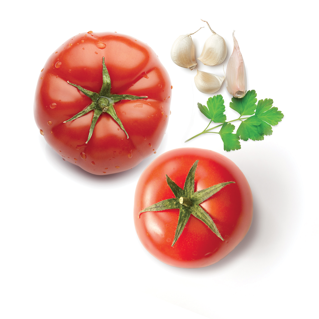 ingredienti condimento bruschetta al pomodoro