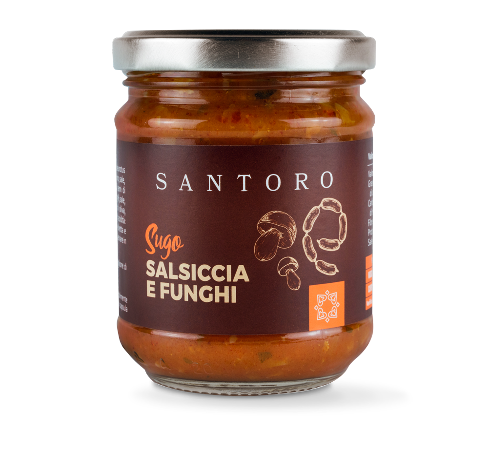 Santoro Sugo salsiccia e funghi