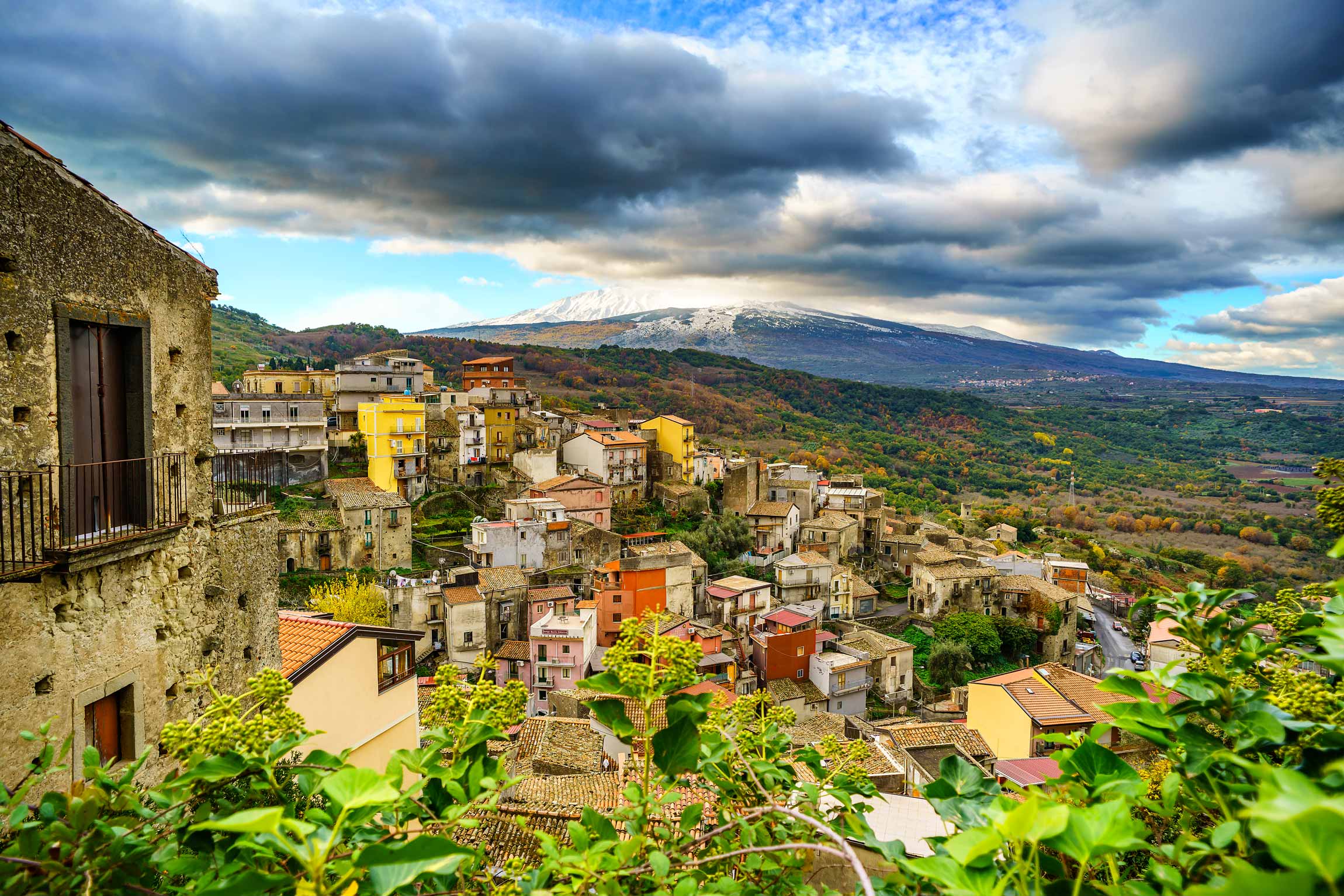 Castiglione di Sicilia vista paesaggio