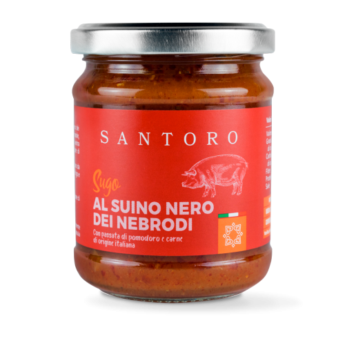 Santoro sugo al suino nero dei Nebrodi